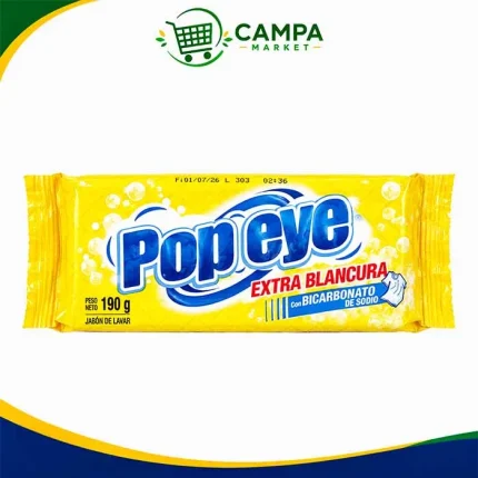 Jabón Popeye Extra Blancura Barra 190 g