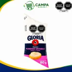 Queso Fundido Gloria Untable Sabor Jamón Sachet 80 G