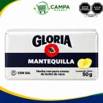 Mantequilla Gloria Con Sal Barra 50 G