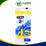 Máquina de Afeitar Schick Amarillo 2 Hojas Bolsa Und
