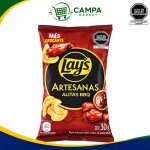 Papas Lay's Artesanas Alitas BBQ Bolsa 30 G